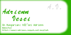 adrienn vesei business card